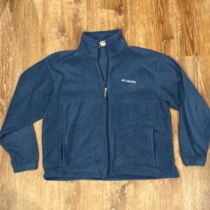 Men’s Columbia fleece full zip jacket. Size XL